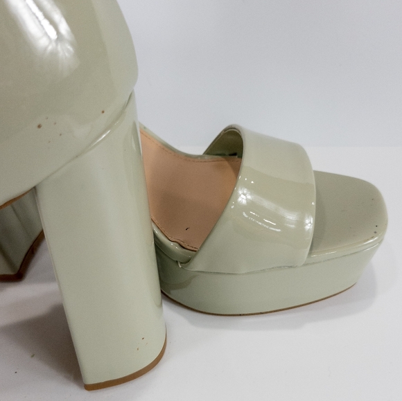 Madden Girl Omega Two-piece Platform Dress Sandals Sage -11 - Picture 4 of 6